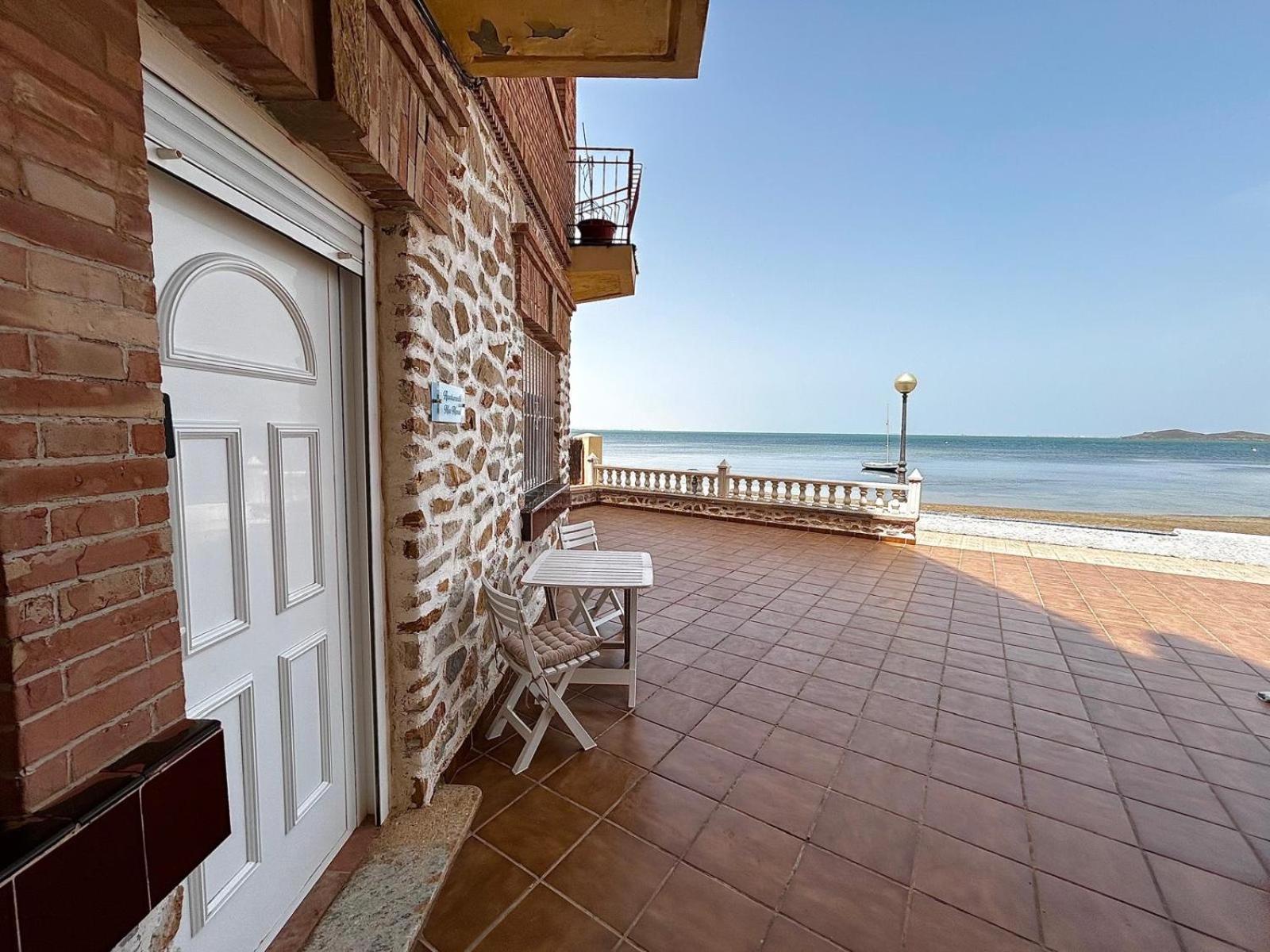 Apartamento Mar Menor, Los Urrutias - Beachfront Apartment With Patio Under New Management Since July 2024 Cartagena Ngoại thất bức ảnh